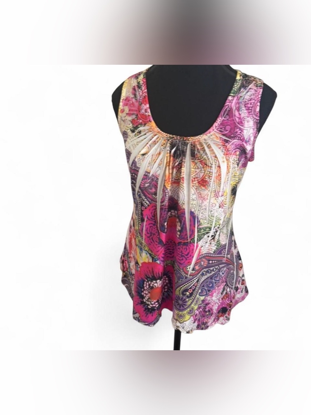 Design works paisley  women’s y2k blouse size small